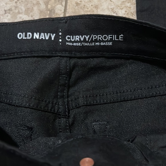 Old Navy black jeans - Picture 3 of 5